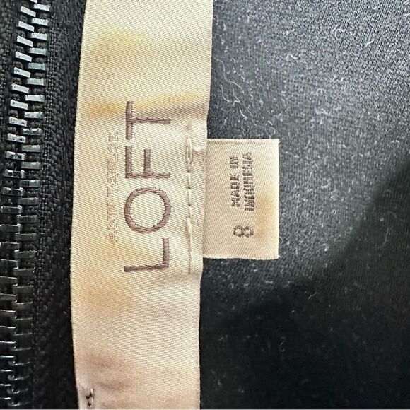 Loft black & grey size 8 dress - Picture 3 of 7